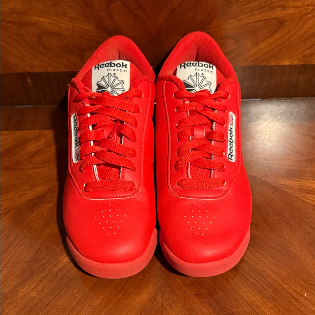 Reebok Classic Bright Red Sneakers
